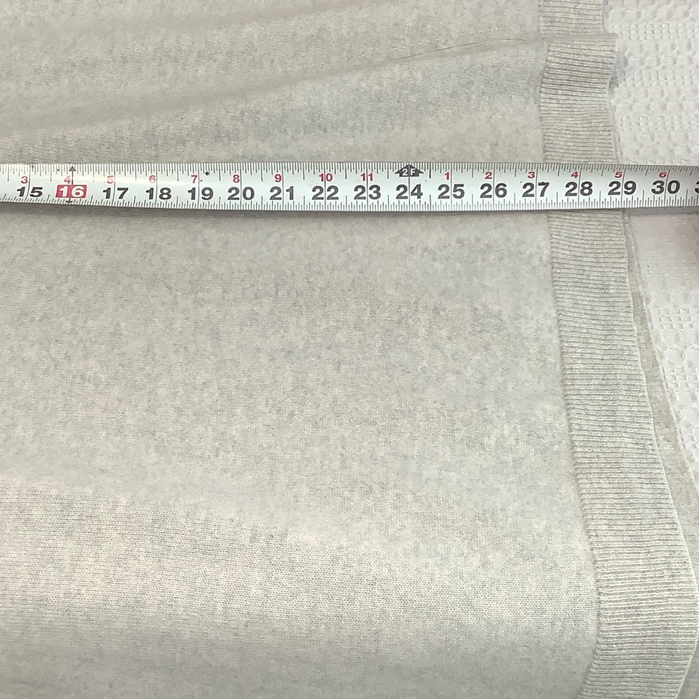 Bloomingdale's Gray V-Neck Tunic - Picture 6 of 8